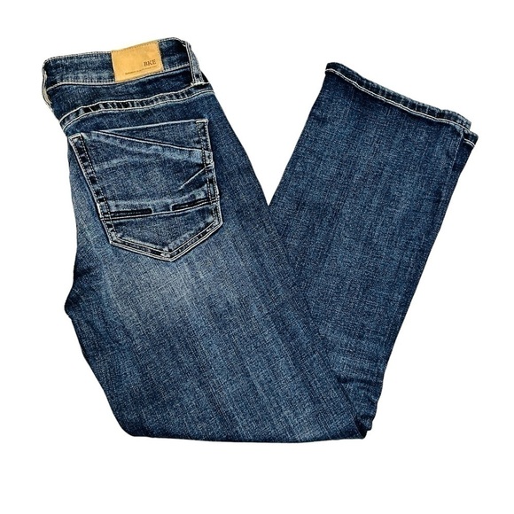 BKE Buckle Victoria Universal Fit Mid Rise Crop Jeans. Blue Size 26 #1059 - Picture 6 of 6